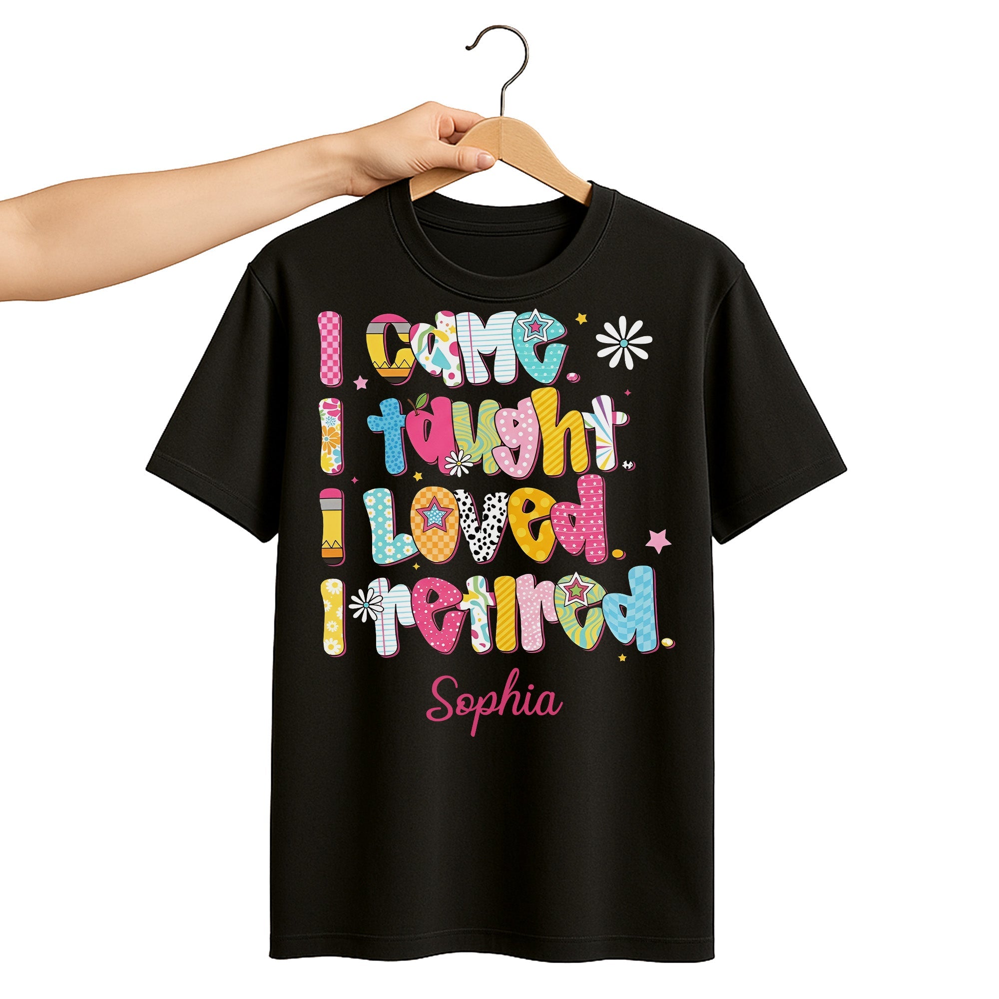 Personalized Teacher T-shirt Hoodie Custom Gift for Educators Shirt GradoCreations
