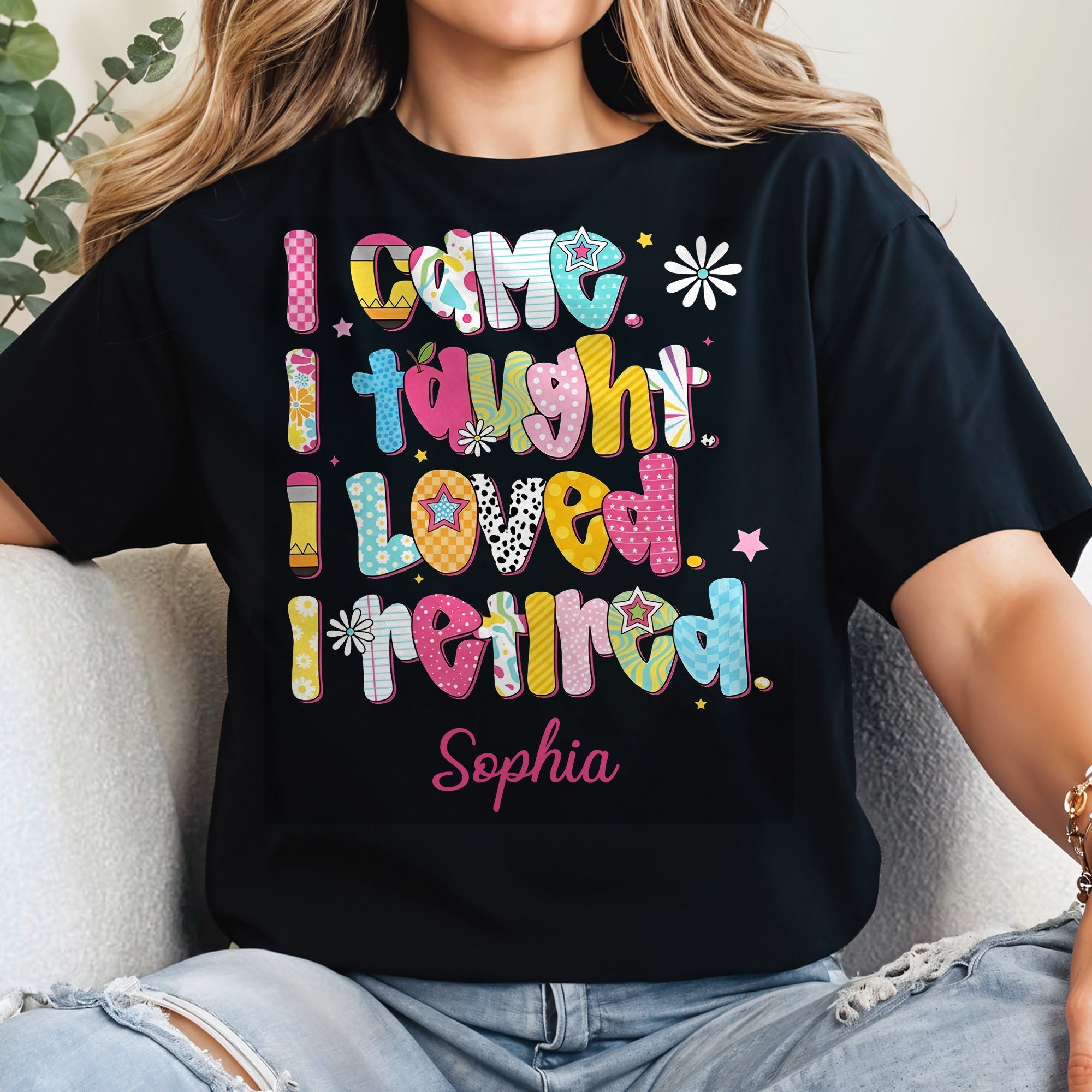 Personalized Teacher T-shirt Hoodie Custom Gift for Educators Shirt GradoCreations