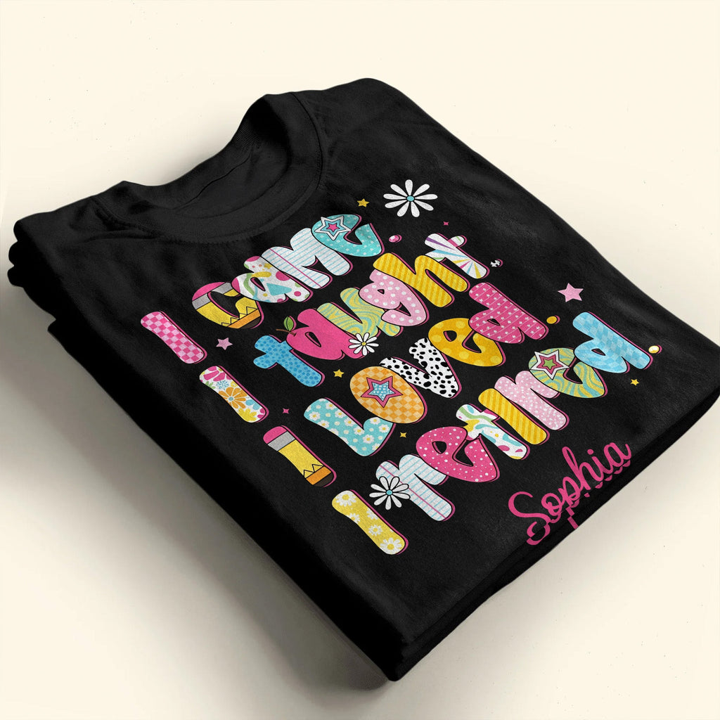 Personalized Teacher T-shirt Hoodie Custom Gift for Educators Shirt GradoCreations
