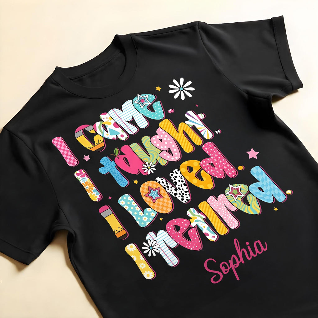 Personalized Teacher T-shirt Hoodie Custom Gift for Educators Shirt GradoCreations