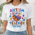 Personalized Heart Puzzle Piece Teacher Shirt Custom Gift Shirt GradoCreations