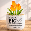 Personalized Custom Glass Tulip Flowers Gift for Teachers Glass Tulip GradoCreations