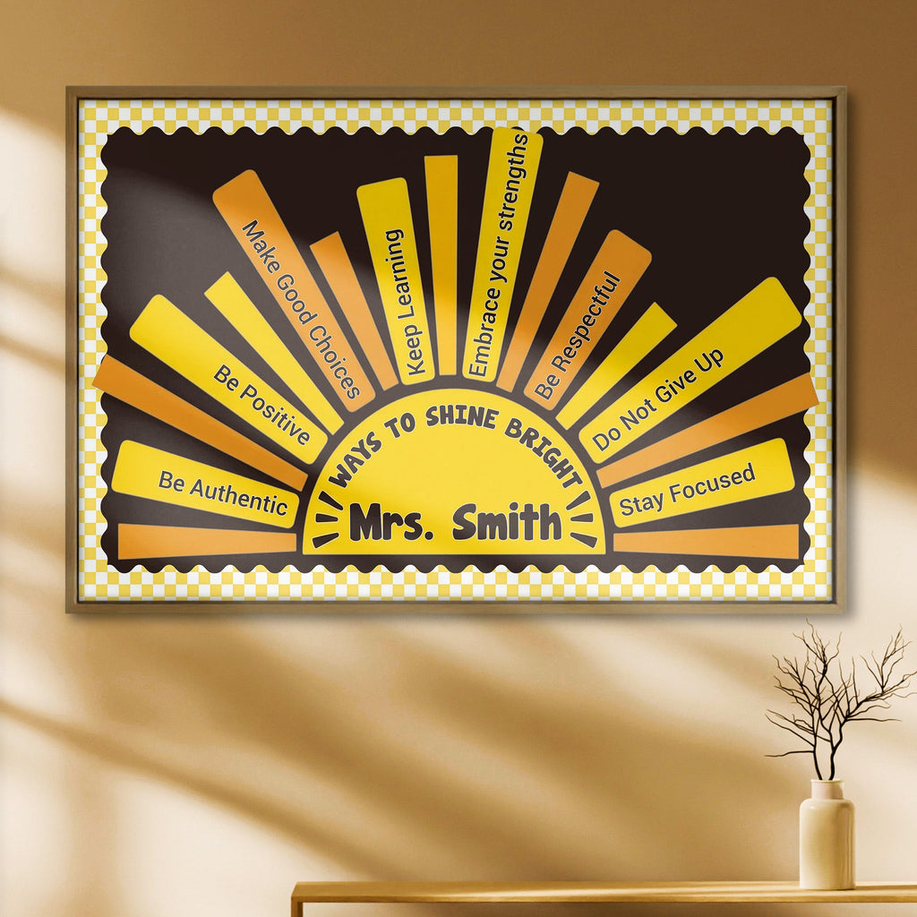 Personalized Affirmation Poster Custom Teacher Gift Decor Poster GradoCreations