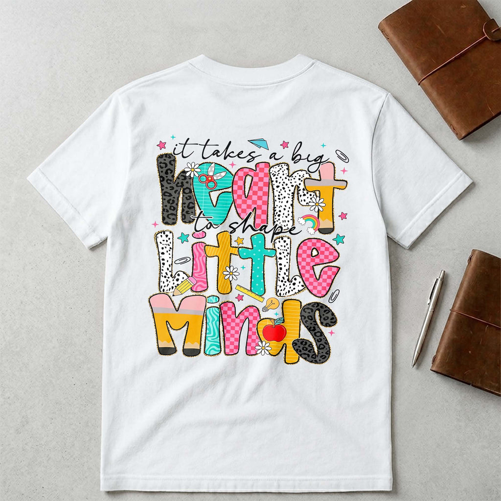 Personalized Teacher T-Shirt Custom Front Back Design Gift T-Shirt Font and Back GradoCreations