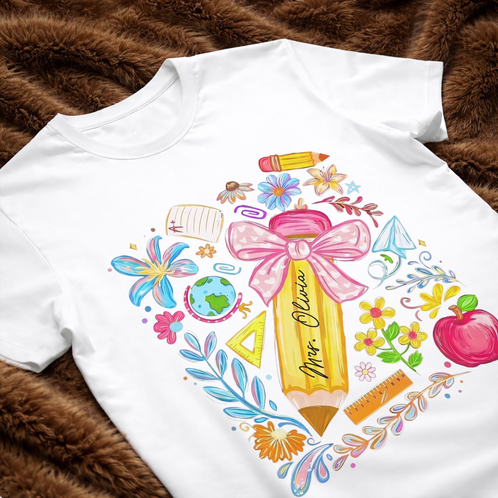 Personalized Unisex T-shirt Hoodie Custom Teacher Gift Shirt GradoCreations