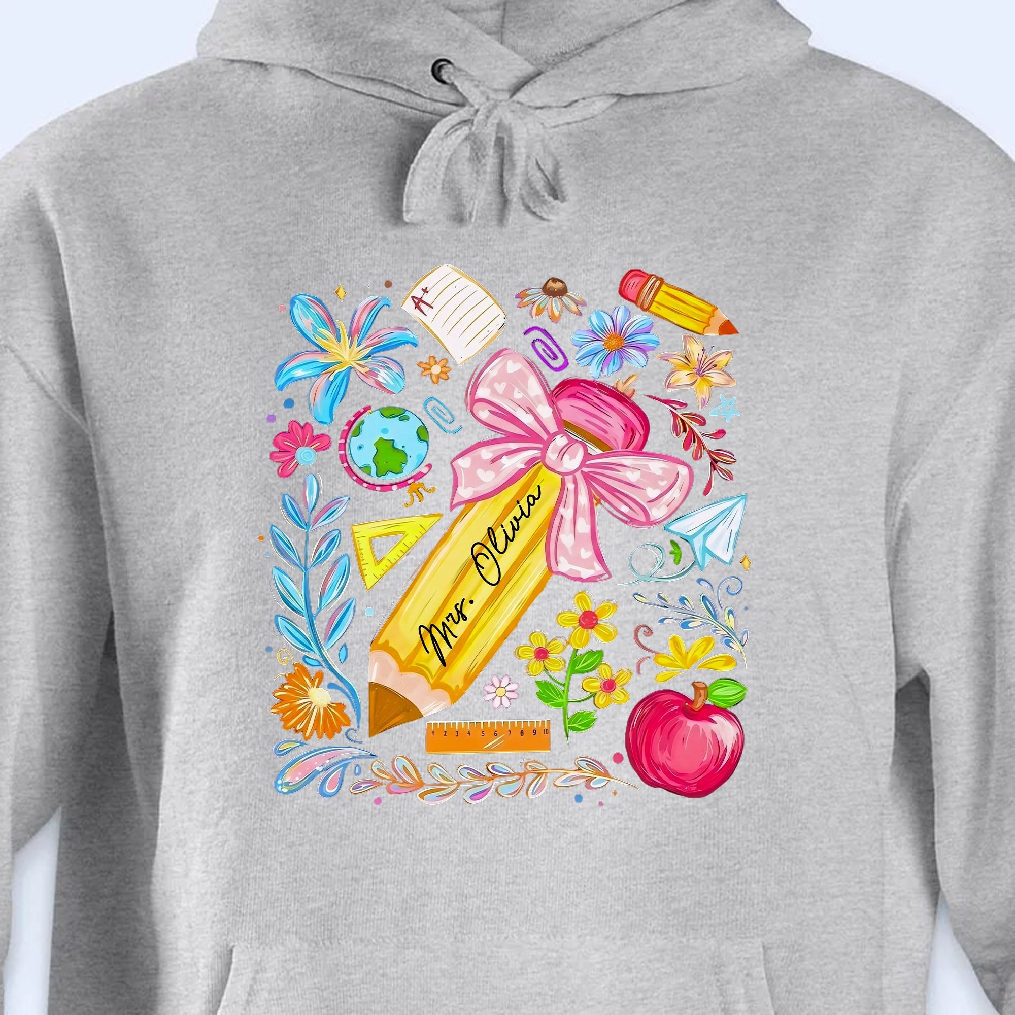 Personalized Unisex T-shirt Hoodie Custom Teacher Gift Shirt GradoCreations
