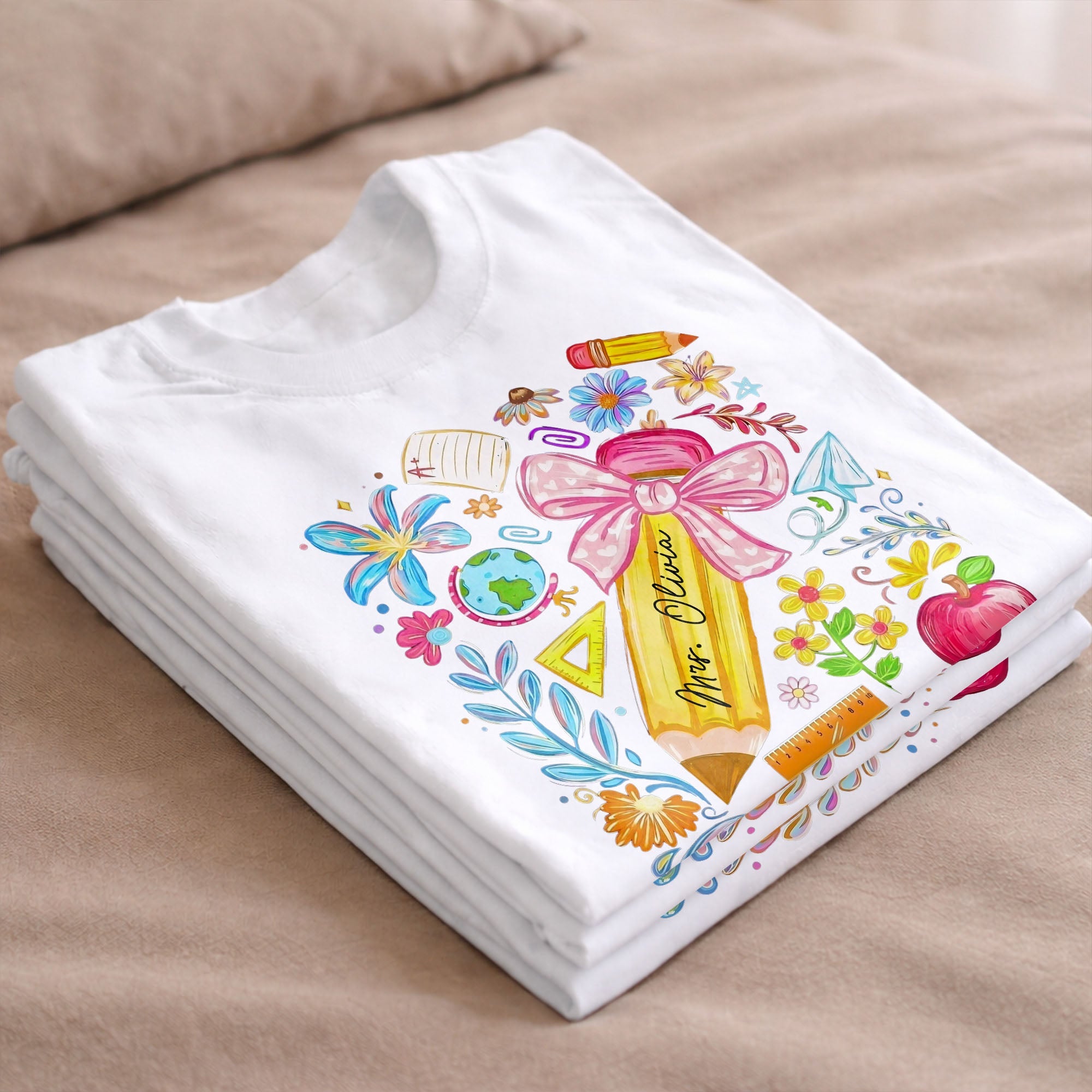 Personalized Unisex T-shirt Hoodie Custom Teacher Gift Shirt GradoCreations