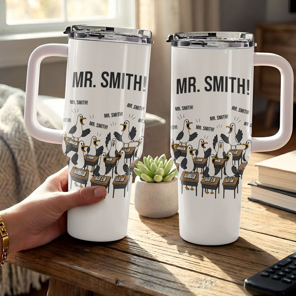 Personalized 40oz Tumbler Custom Name Teacher Gift Idea 40oz Tumbler GradoCreations