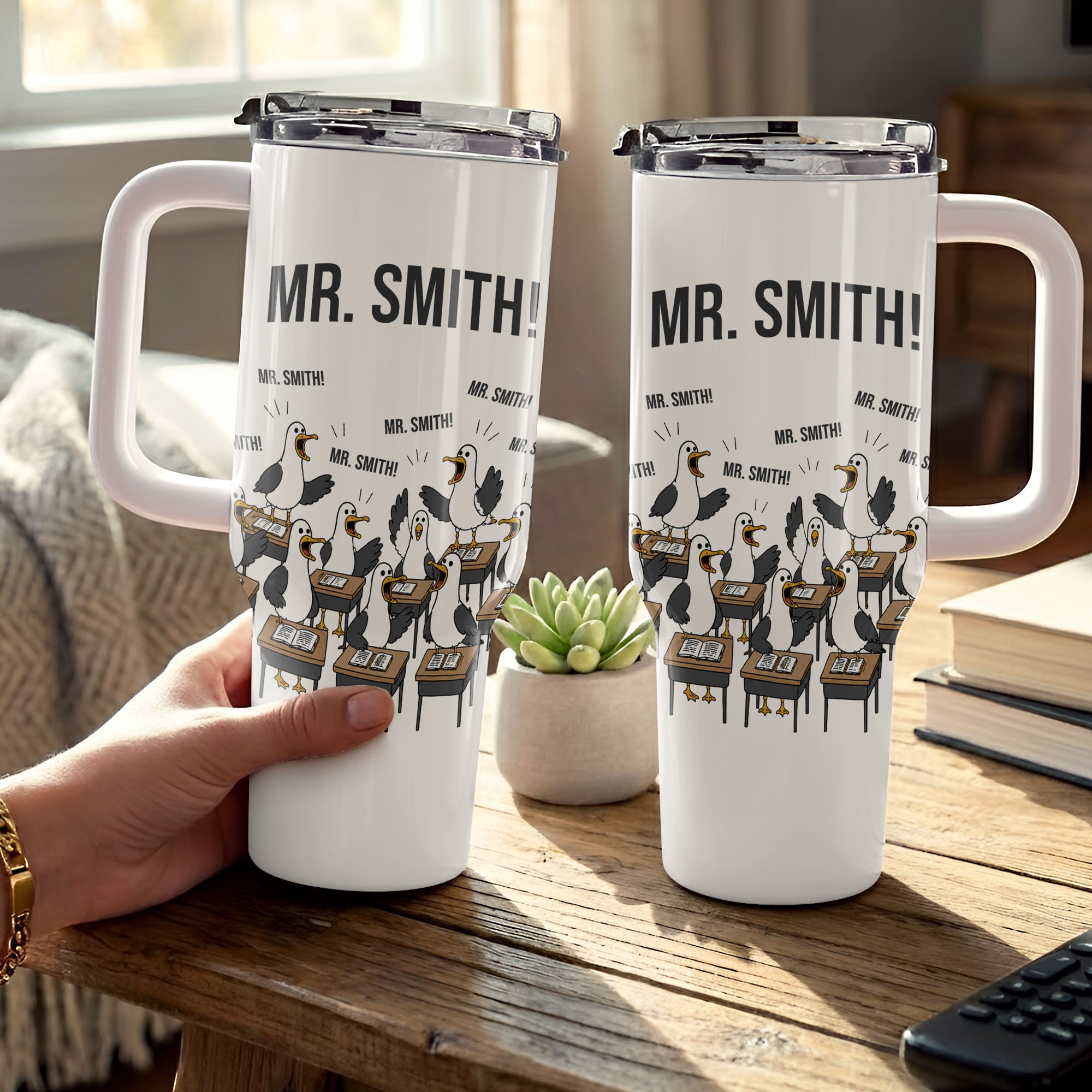 Personalized 40oz Tumbler Custom Name Teacher Gift Idea 40oz Tumbler GradoCreations
