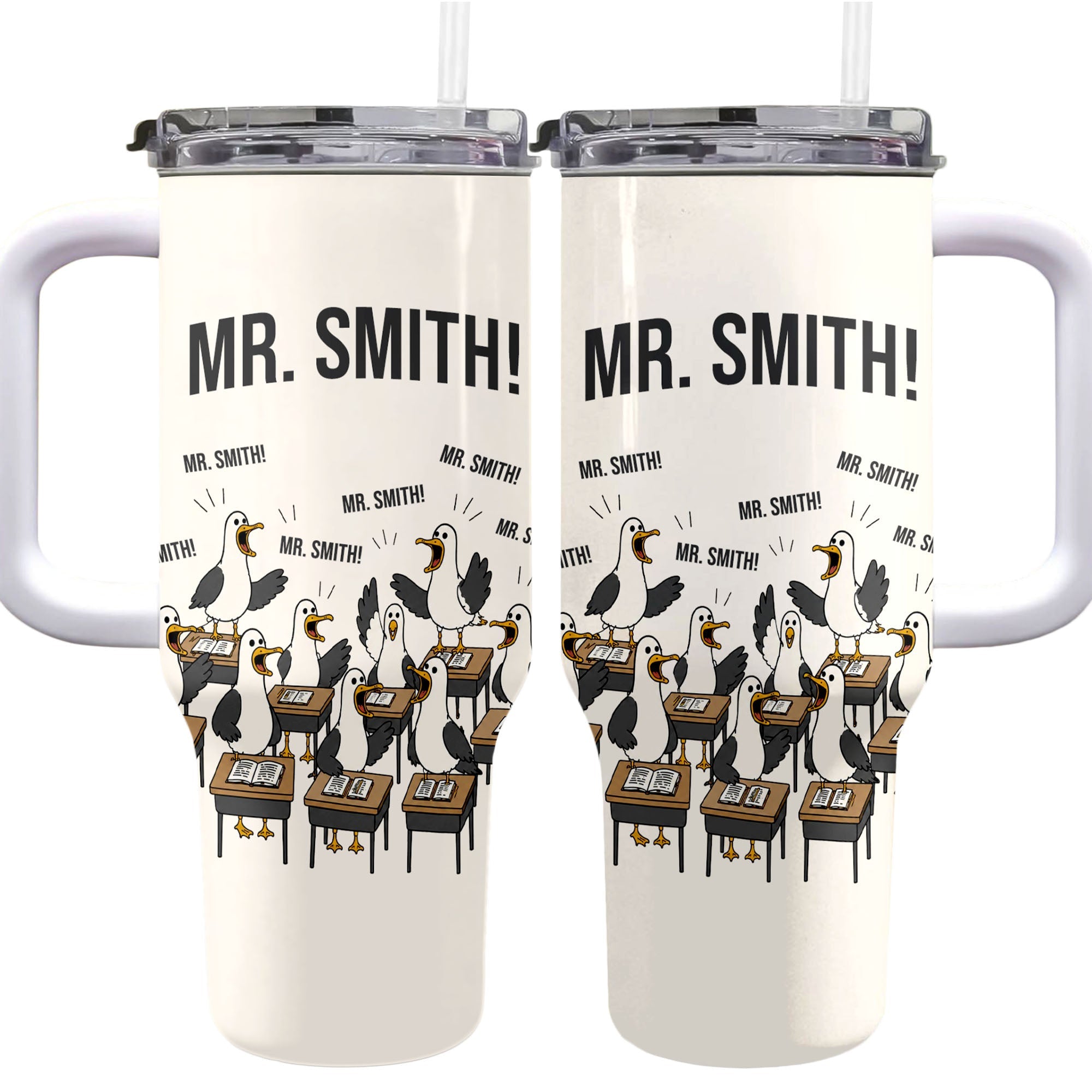 Personalized 40oz Tumbler Custom Name Teacher Gift Idea 40oz Tumbler GradoCreations