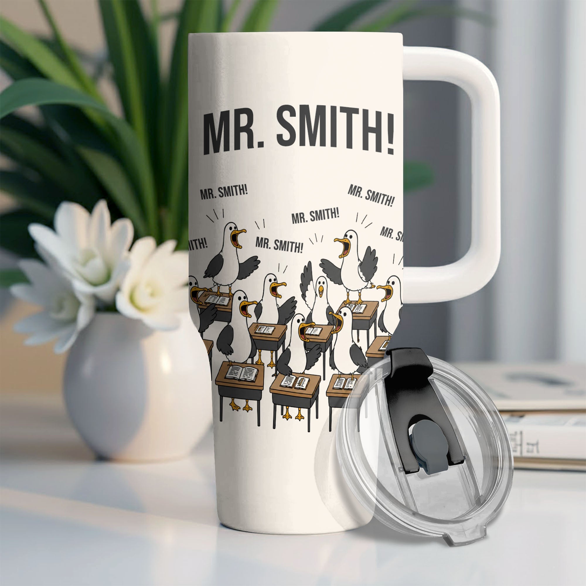 Personalized 40oz Tumbler Custom Name Teacher Gift Idea 40oz Tumbler GradoCreations