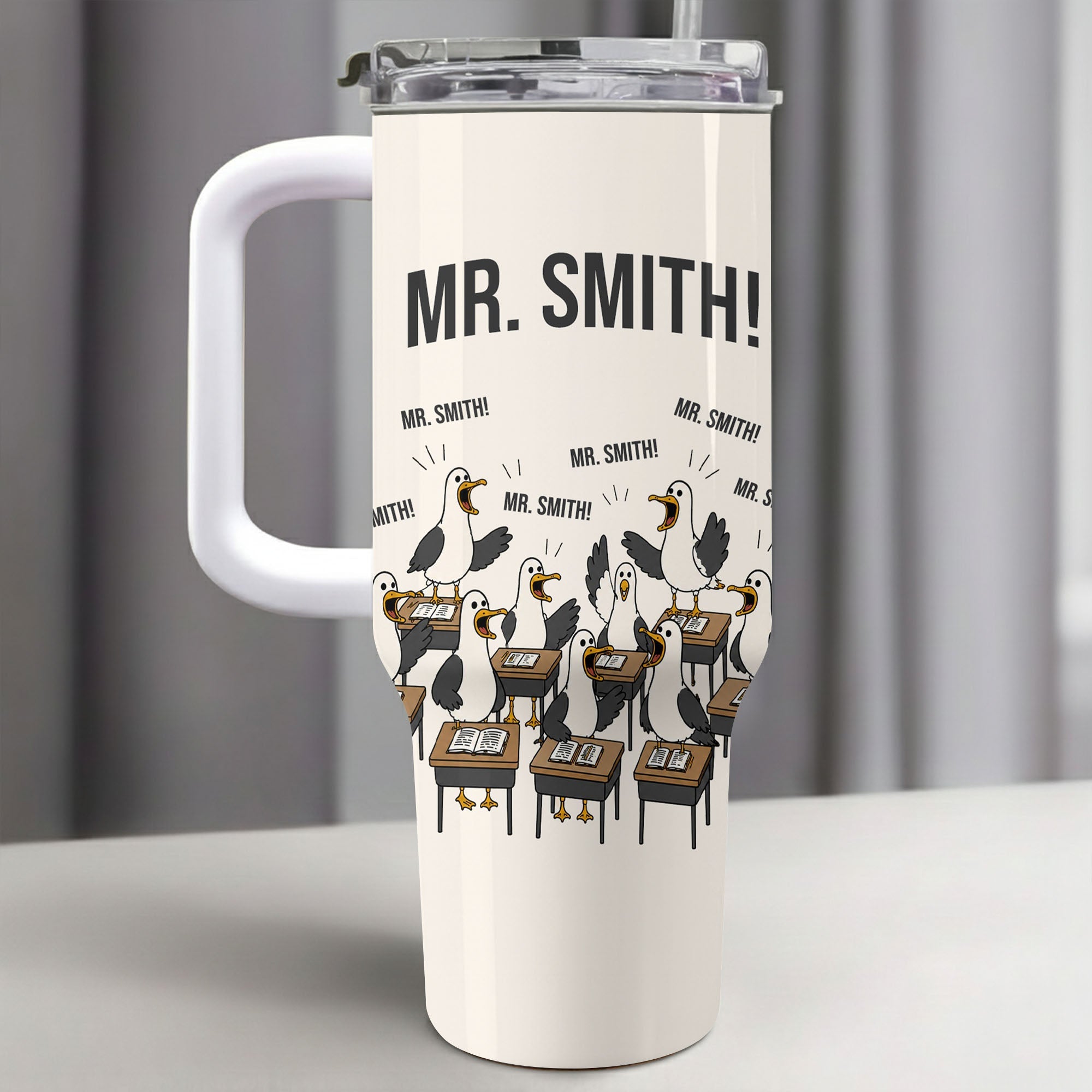 Personalized 40oz Tumbler Custom Name Teacher Gift Idea 40oz Tumbler GradoCreations