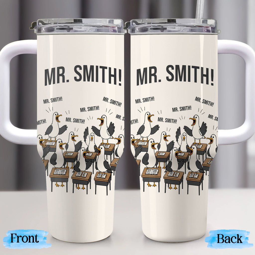 Personalized 40oz Tumbler Custom Name Teacher Gift Idea 40oz Tumbler GradoCreations