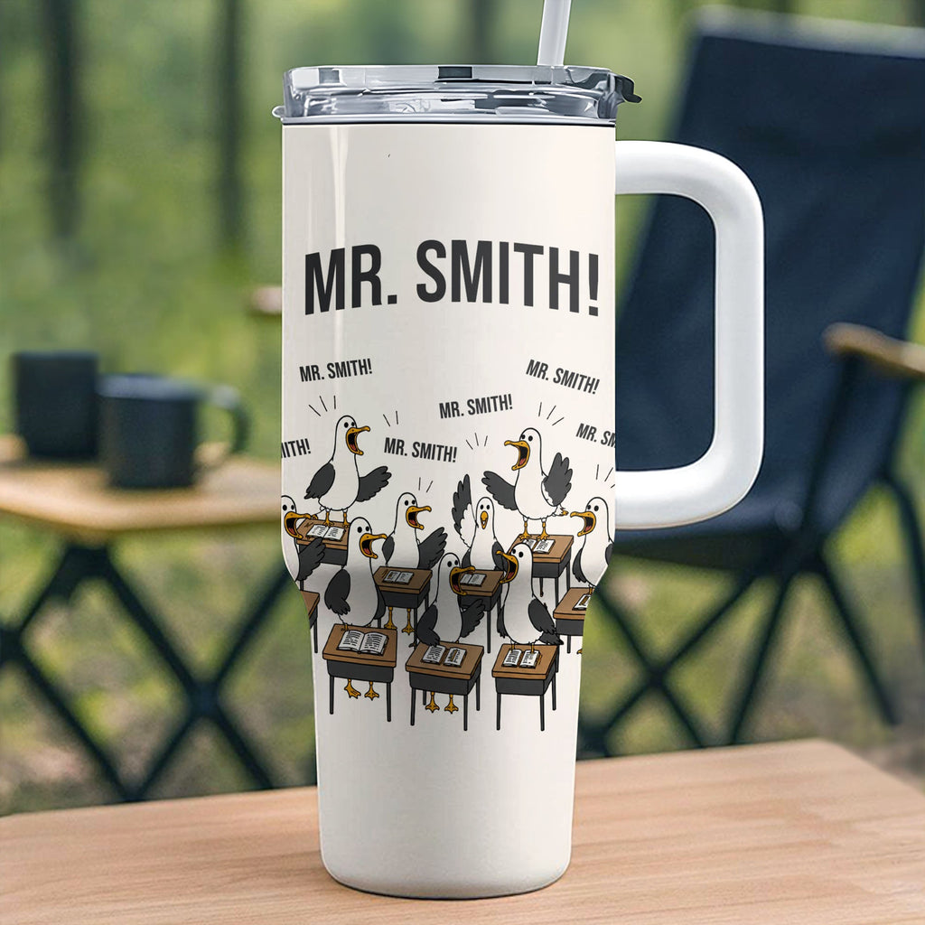 Personalized 40oz Tumbler Custom Name Teacher Gift Idea 40oz Tumbler GradoCreations