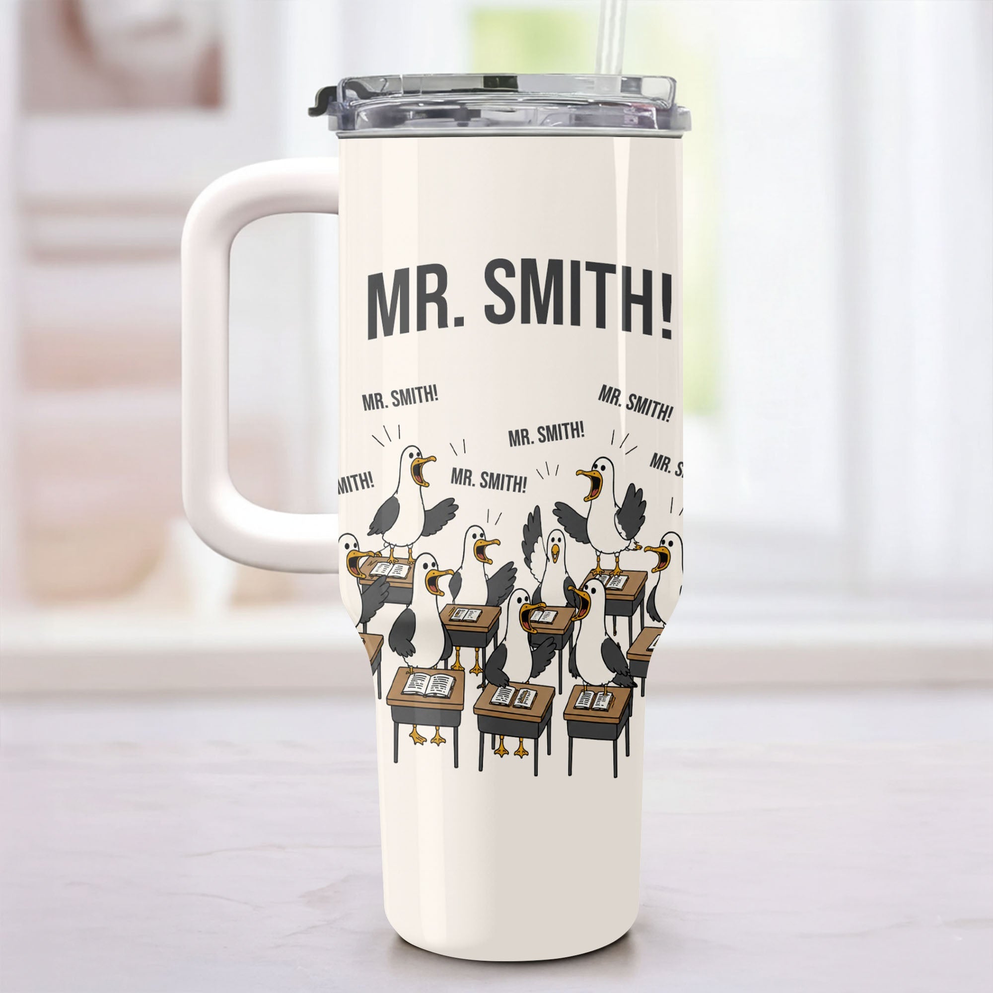 Personalized 40oz Tumbler Custom Name Teacher Gift Idea 40oz Tumbler GradoCreations