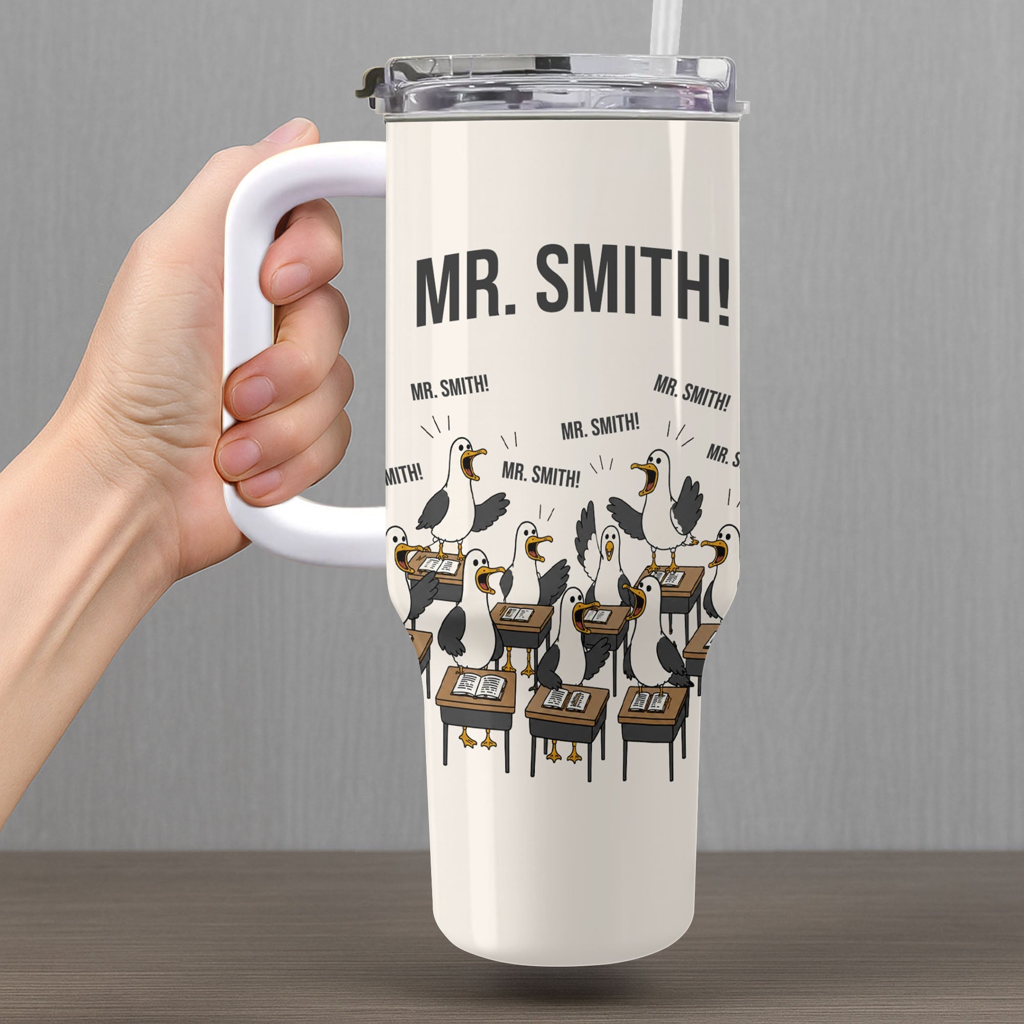Personalized 40oz Tumbler Custom Name Teacher Gift Idea 40oz Tumbler GradoCreations