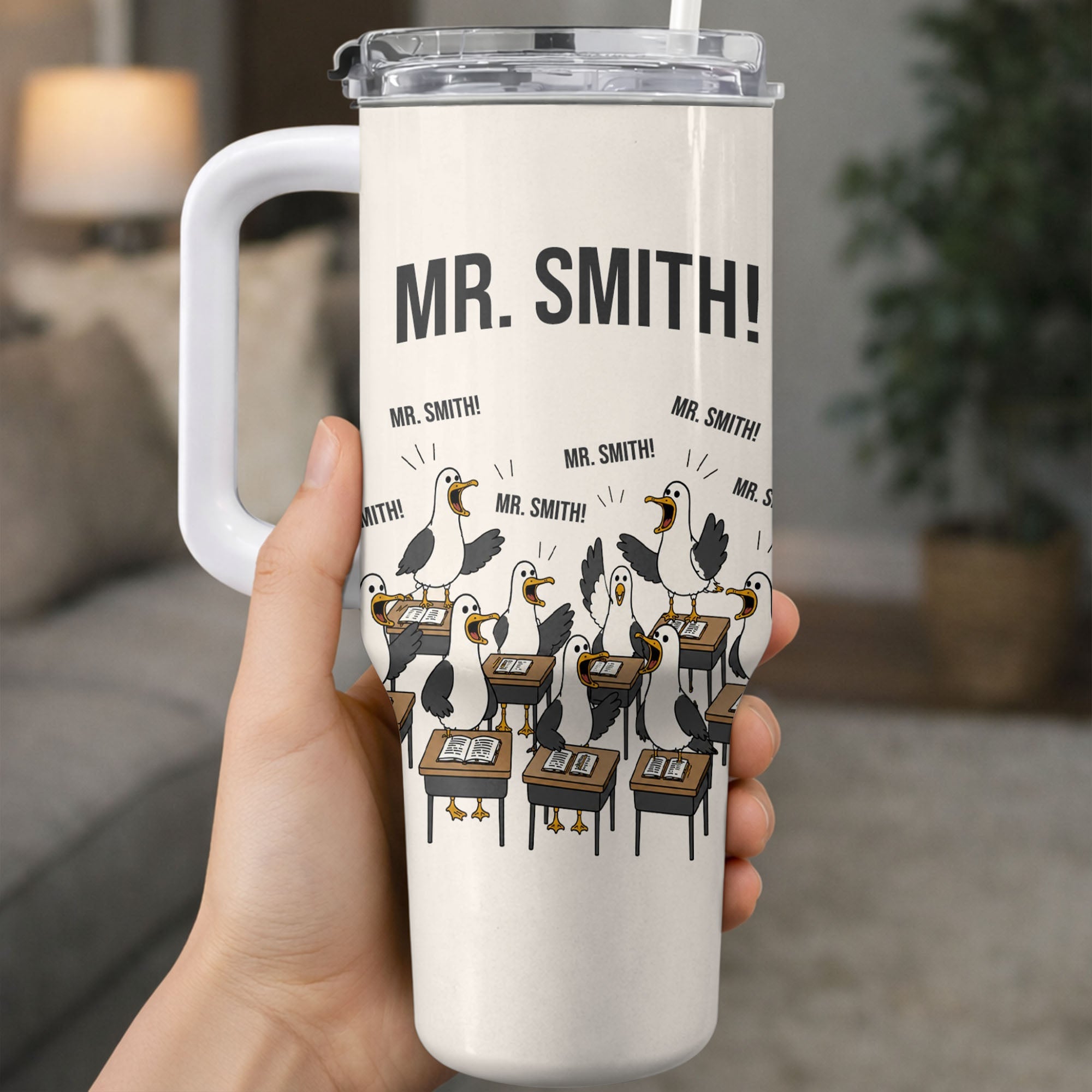Personalized 40oz Tumbler Custom Name Teacher Gift Idea 40oz Tumbler GradoCreations