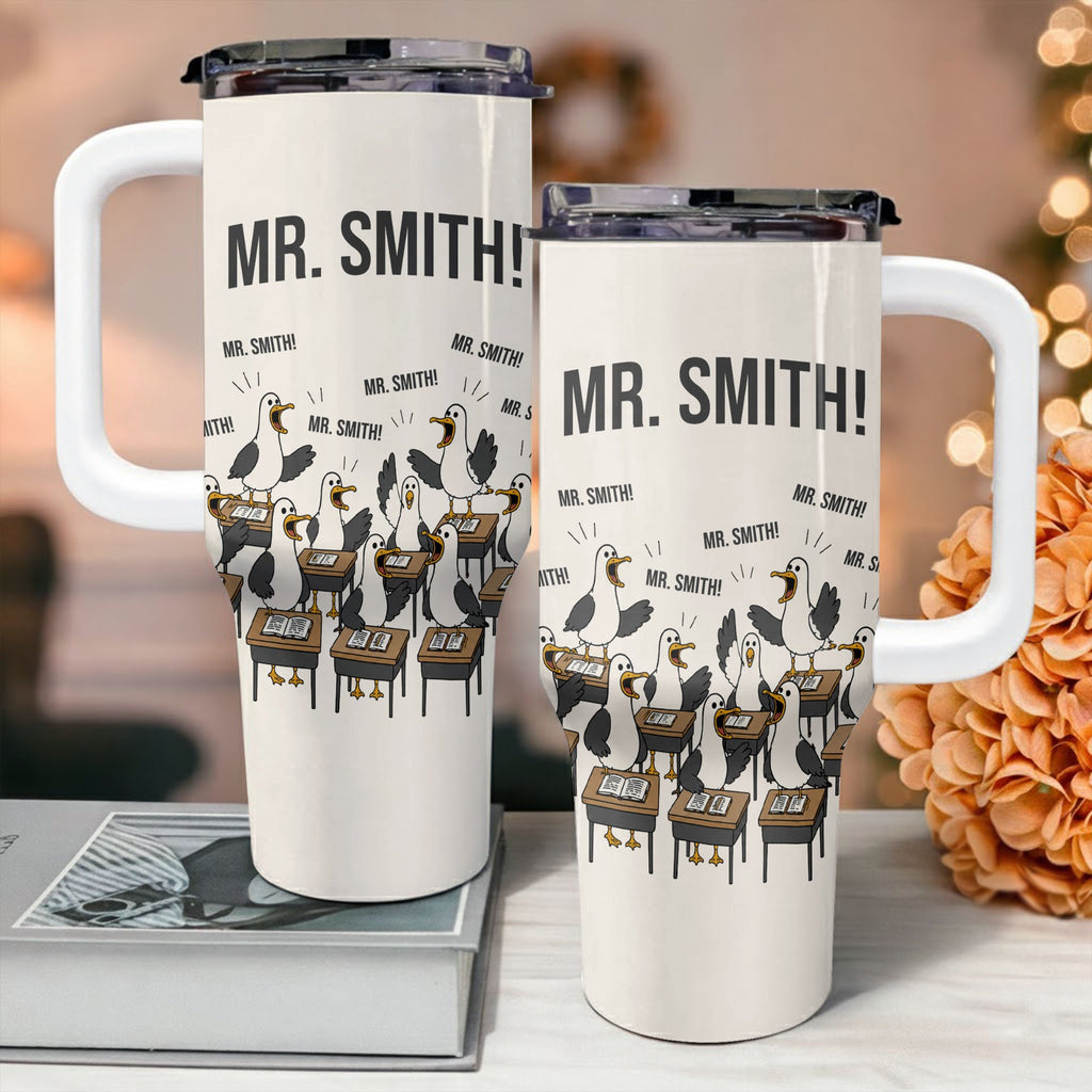 Personalized 40oz Tumbler Custom Name Teacher Gift Idea 40oz Tumbler GradoCreations