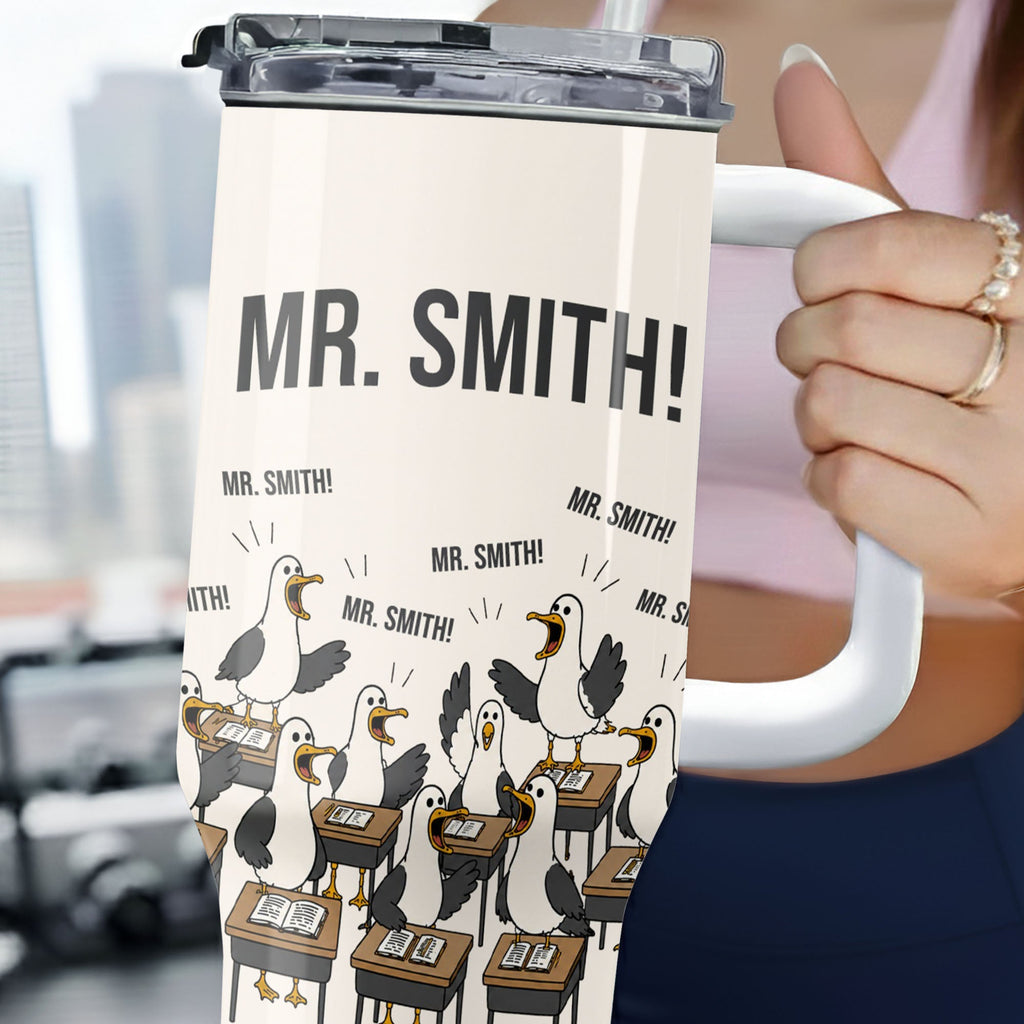 Personalized 40oz Tumbler Custom Name Teacher Gift Idea 40oz Tumbler GradoCreations
