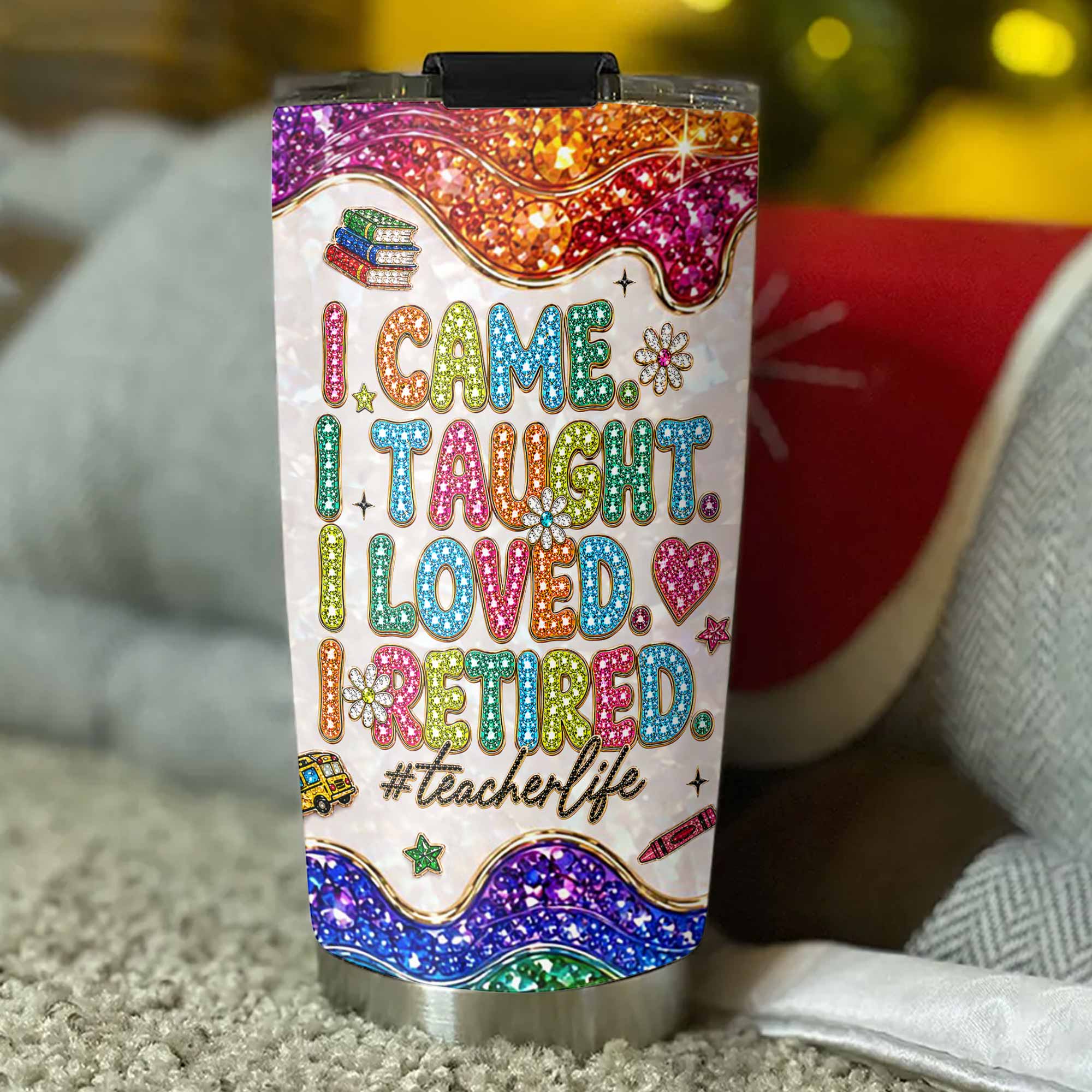 Personalized Teacher Tumbler Custom Name Gift 20oz 30oz