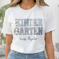 Personalized Patchwork Floral T-shirt & Hoodie for Teachers Shirt GradoCreations