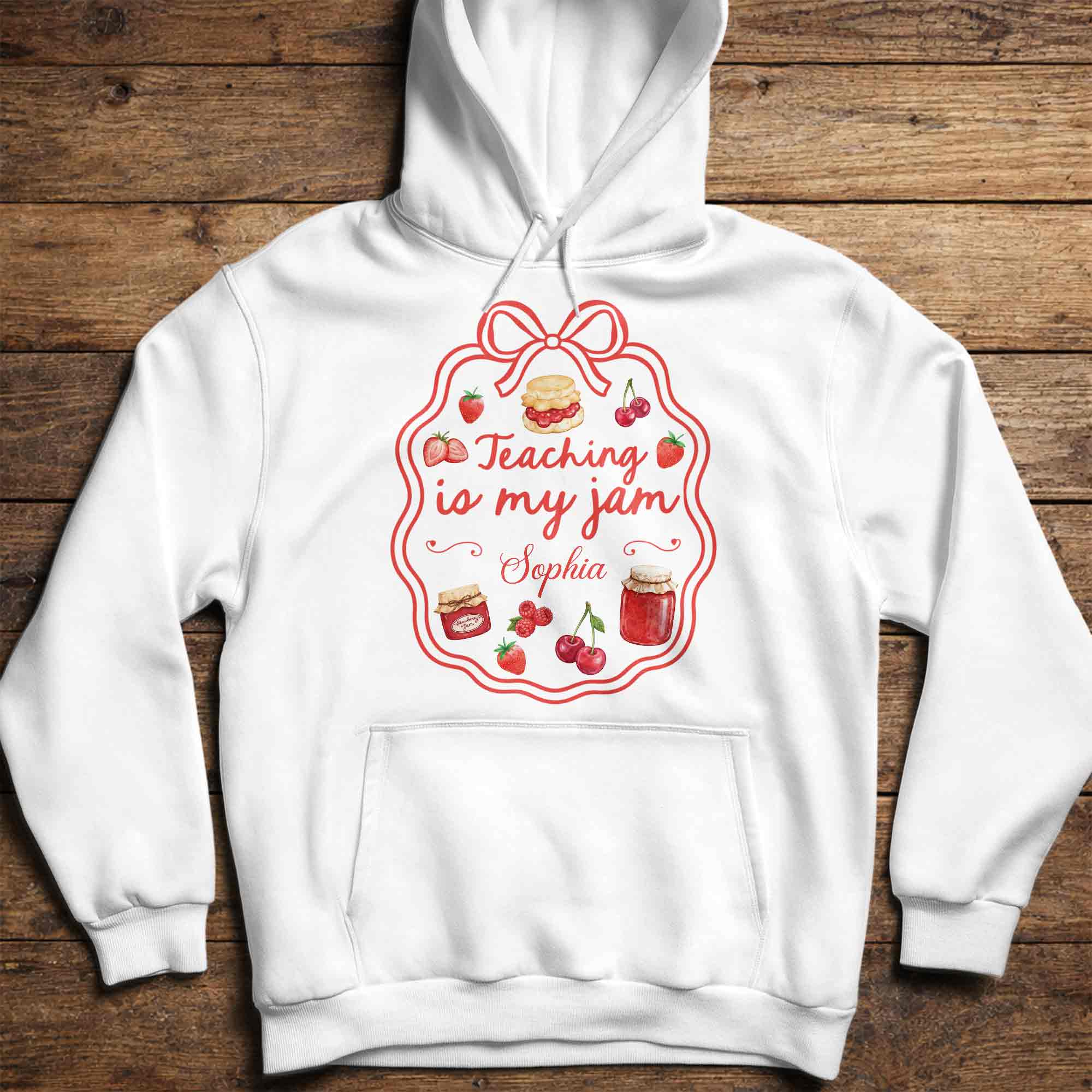 Personalized Teacher Shirt & Hoodie Custom Message Gift Shirt GradoCreations