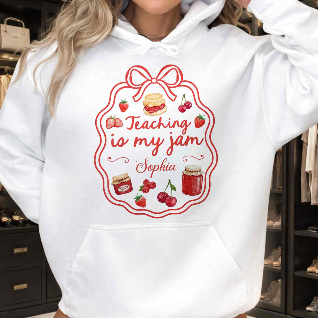 Personalized Teacher Shirt & Hoodie Custom Message Gift Shirt GradoCreations