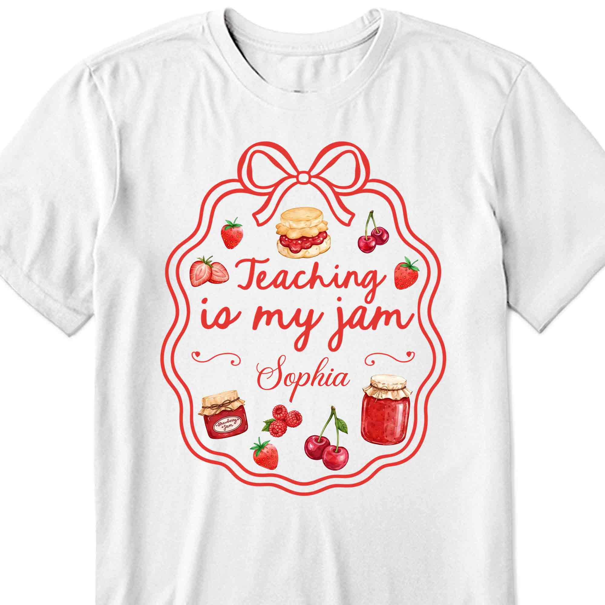 Personalized Teacher Shirt & Hoodie Custom Message Gift Shirt GradoCreations