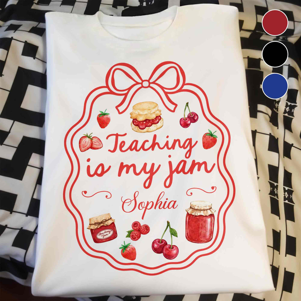 Personalized Teacher Shirt & Hoodie Custom Message Gift Shirt GradoCreations