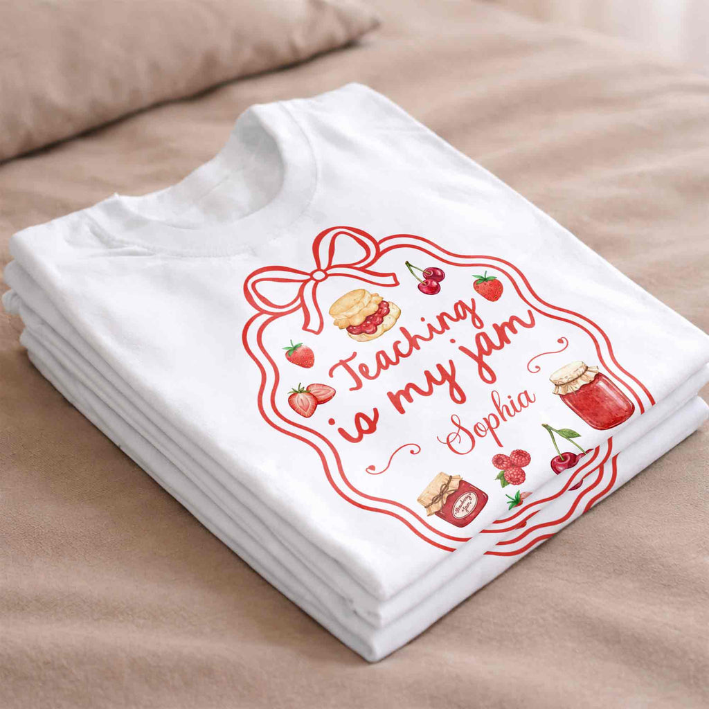 Personalized Teacher Shirt & Hoodie Custom Message Gift Shirt GradoCreations