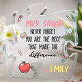 Personalized Puzzle Acrylic Plaque Custom Teacher Gift Idea Puzzle Acrylic Plaque GradoCreations