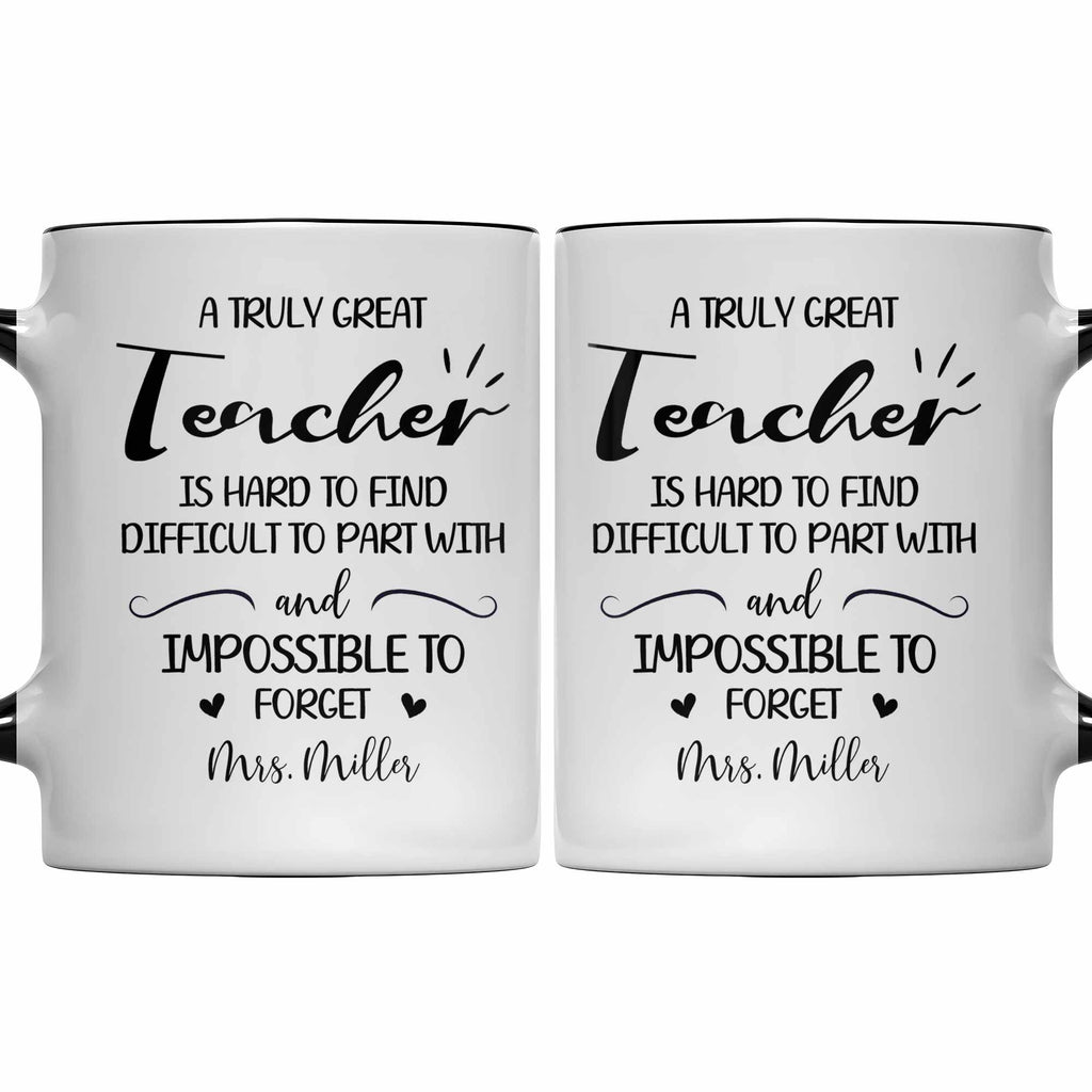 Personalized Teacher Gift Accent Mug Custom Design Birthday Christmas Accent Mug GradoCreations