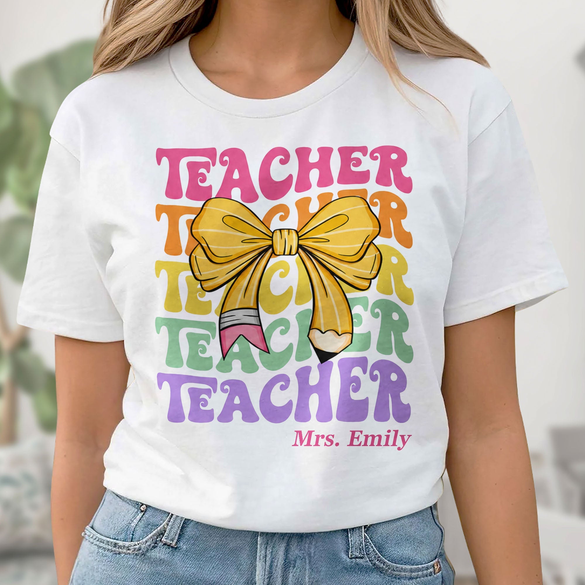 Personalized Custom Teacher T-shirt & Hoodie Gift Idea Shirt GradoCreations
