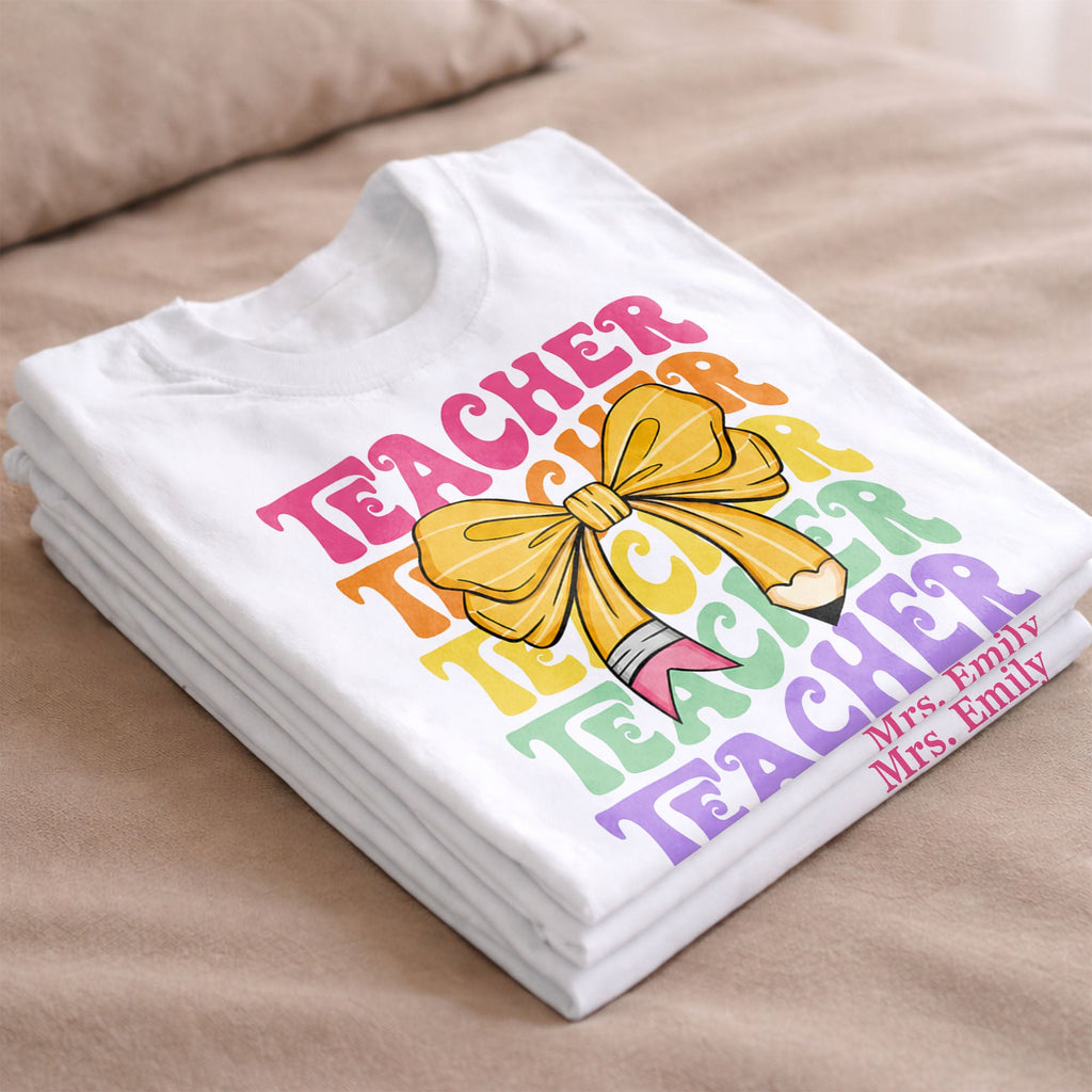 Personalized Custom Teacher T-shirt & Hoodie Gift Idea Shirt GradoCreations
