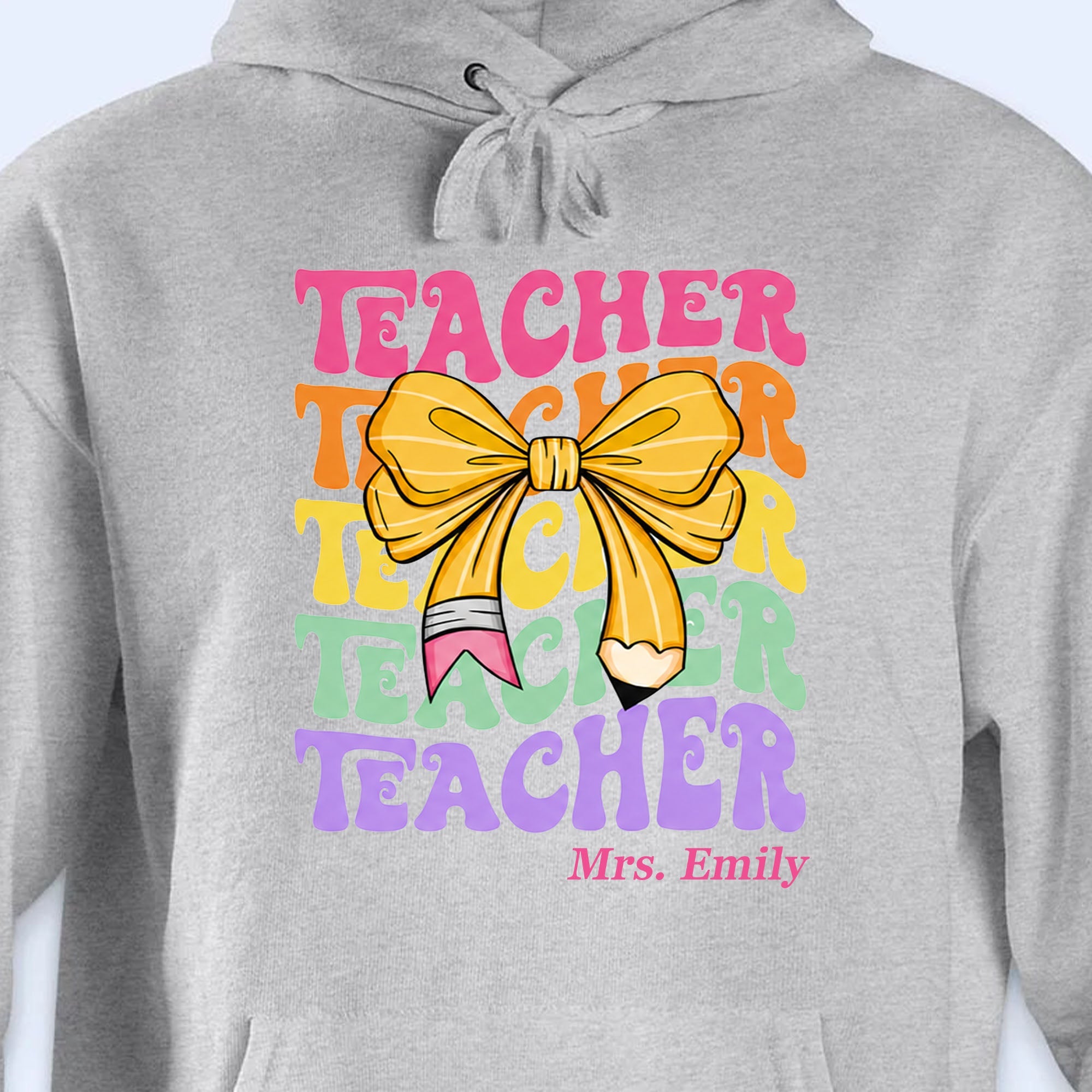 Personalized Custom Teacher T-shirt & Hoodie Gift Idea Shirt GradoCreations