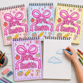 Personalized Sketch Book Custom Name Art Gift for Teacher Sketch Book GradoCreations
