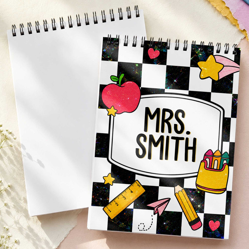 Personalized Art Sketch Book Custom Cover for Teachers Gift Sketch Book GradoCreations