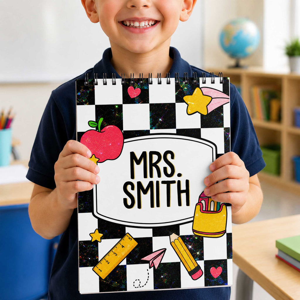 Personalized Art Sketch Book Custom Cover for Teachers Gift Sketch Book GradoCreations