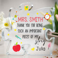 Personalized Custom Puzzle Acrylic Plaque Gift for Teacher Puzzle Acrylic Plaque GradoCreations