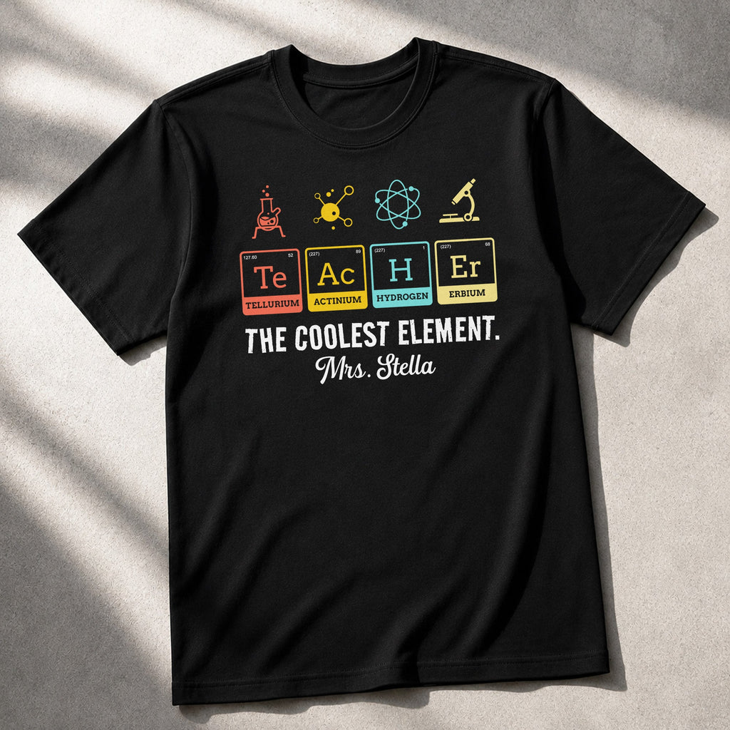 Personalized Science Teacher T-Shirt Hoodie Custom Gift Shirt GradoCreations