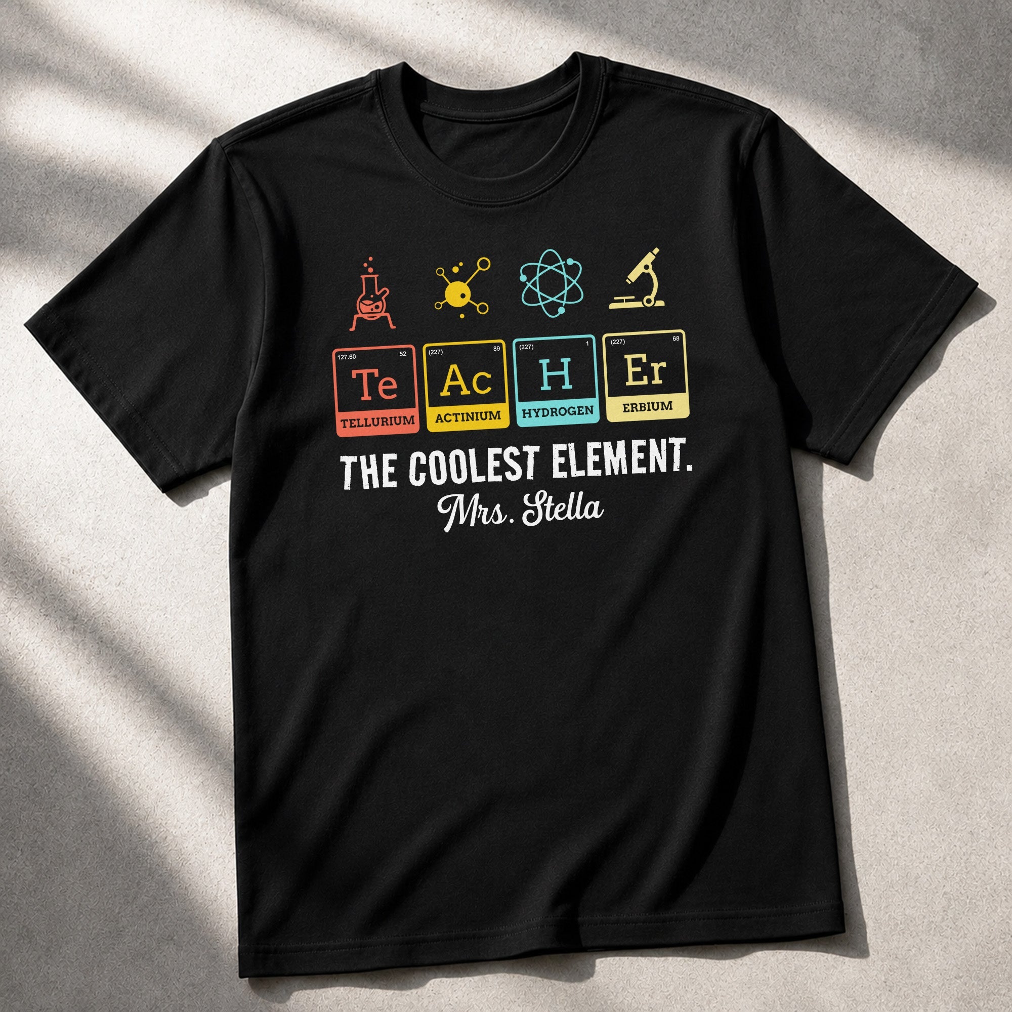 Personalized Science Teacher T-Shirt Hoodie Custom Gift Shirt GradoCreations