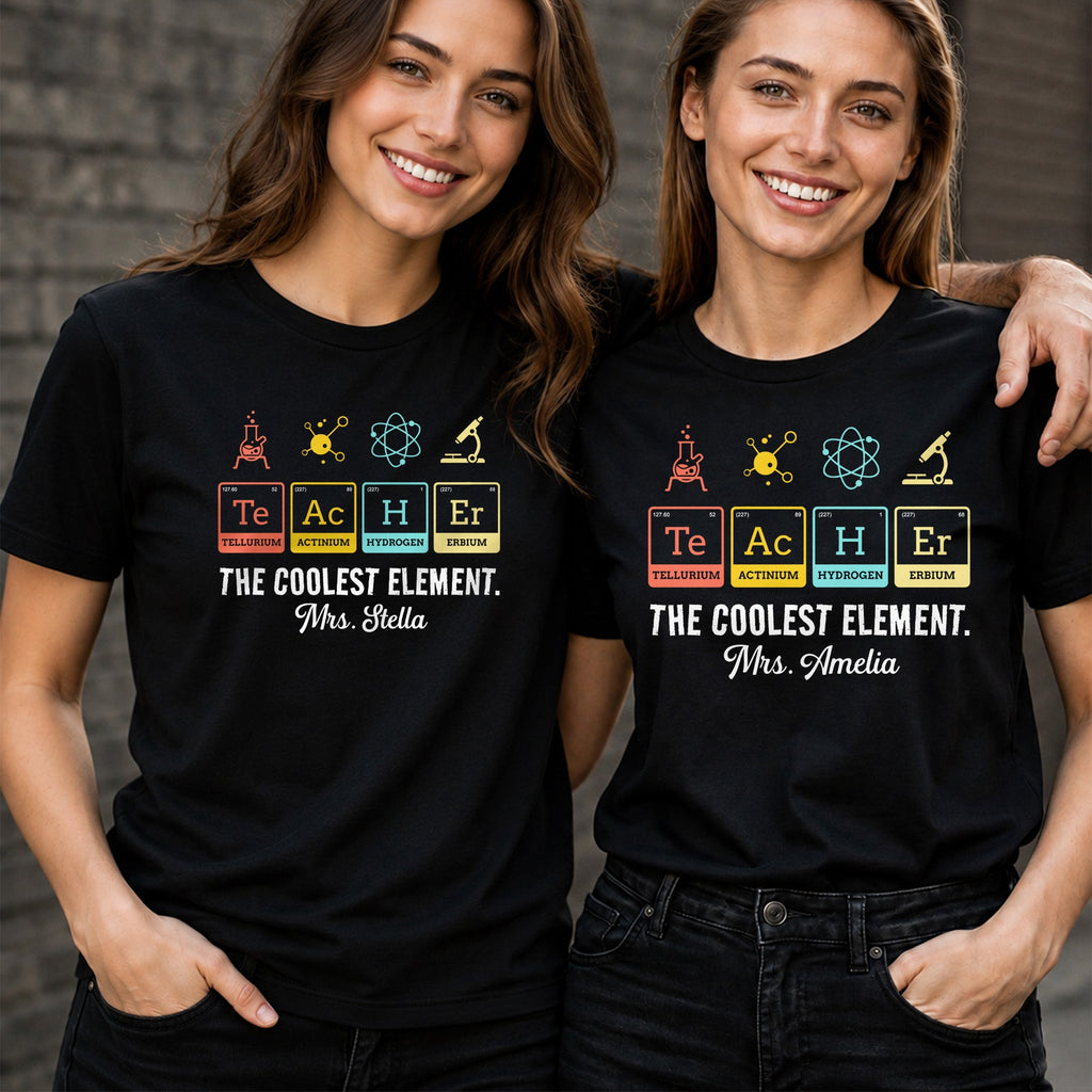 Personalized Science Teacher T-Shirt Hoodie Custom Gift Shirt GradoCreations