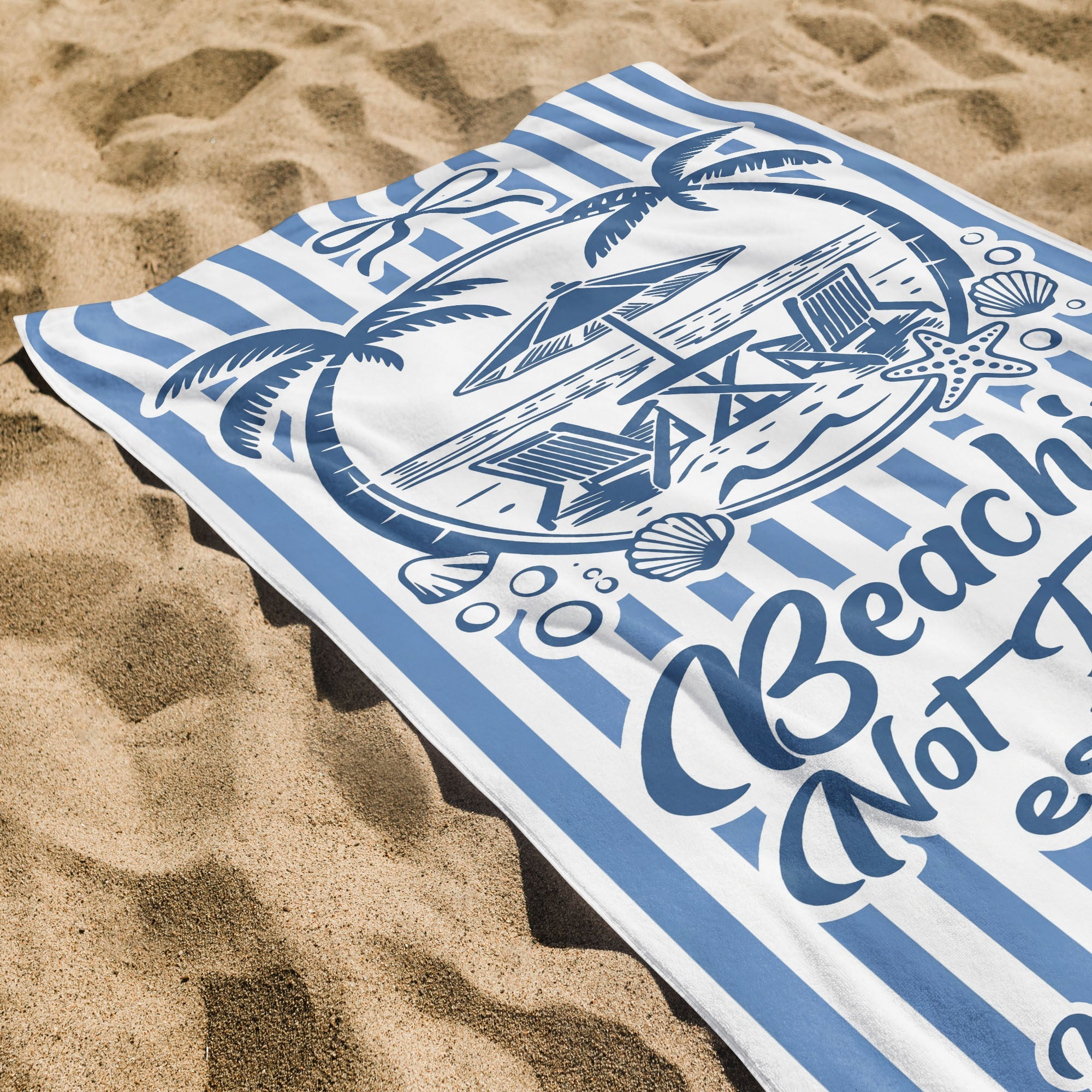 Personalized Beach Towel Custom Name Teachers Gift for Summer Beach Towels GradoCreations