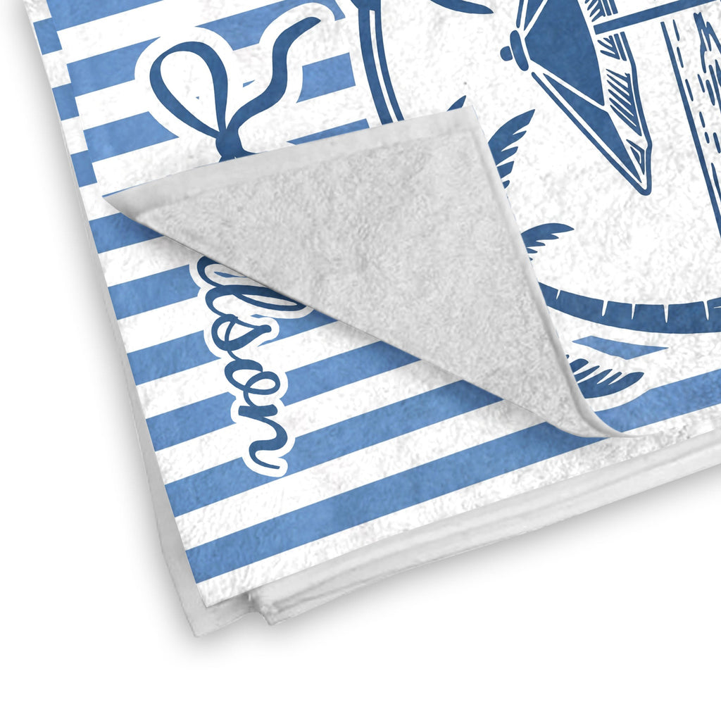 Personalized Beach Towel Custom Name Teachers Gift for Summer Beach Towels GradoCreations