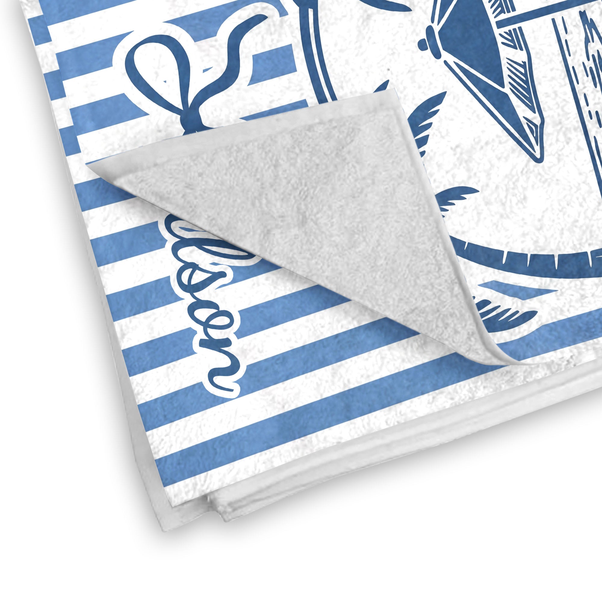 Personalized Beach Towel Custom Name Teachers Gift for Summer Beach Towels GradoCreations