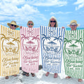 Personalized Beach Towel Custom Name Teachers Gift for Summer Beach Towels GradoCreations