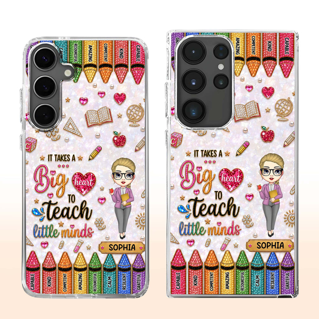 Personalized Clear Phone Case Custom Teacher Gift for Educator Clear Phone Case GradoCreations