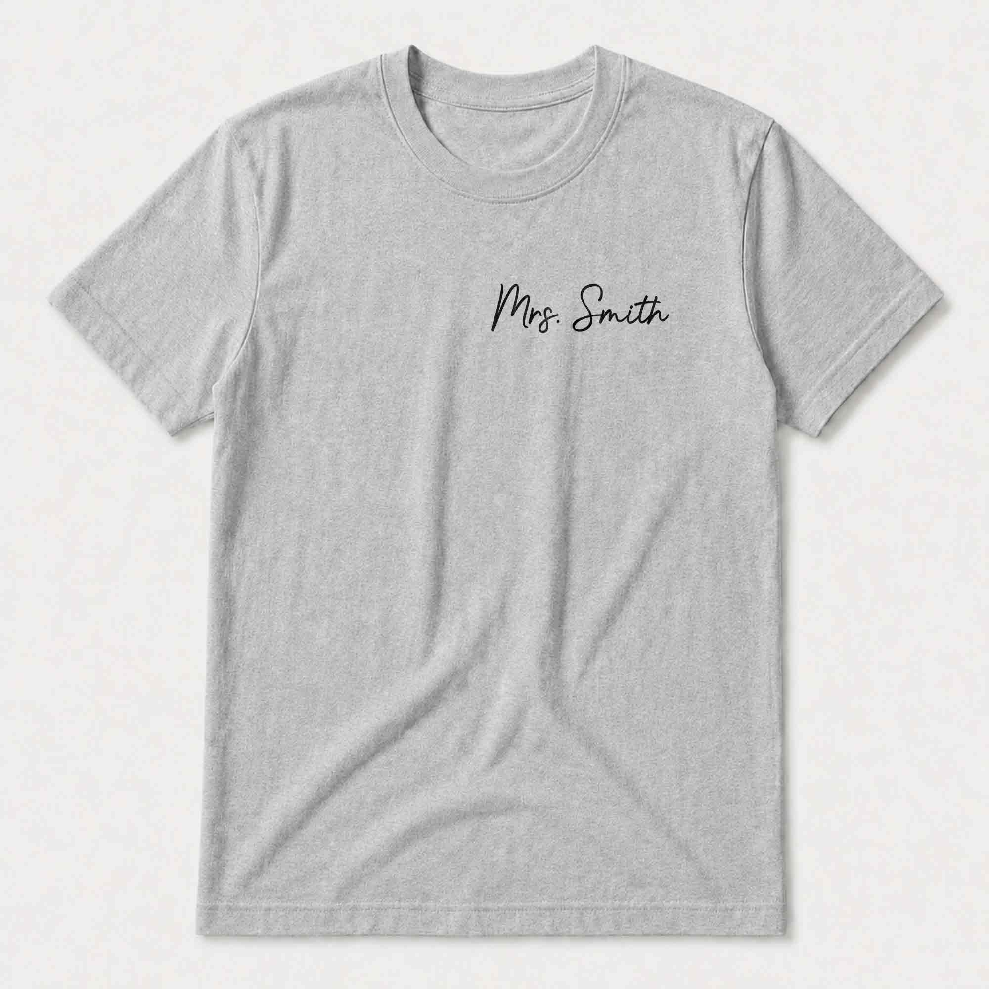 Personalized T-Shirt Custom Front and Back Gift for Retired Teachers T-Shirt Font and Back GradoCreations