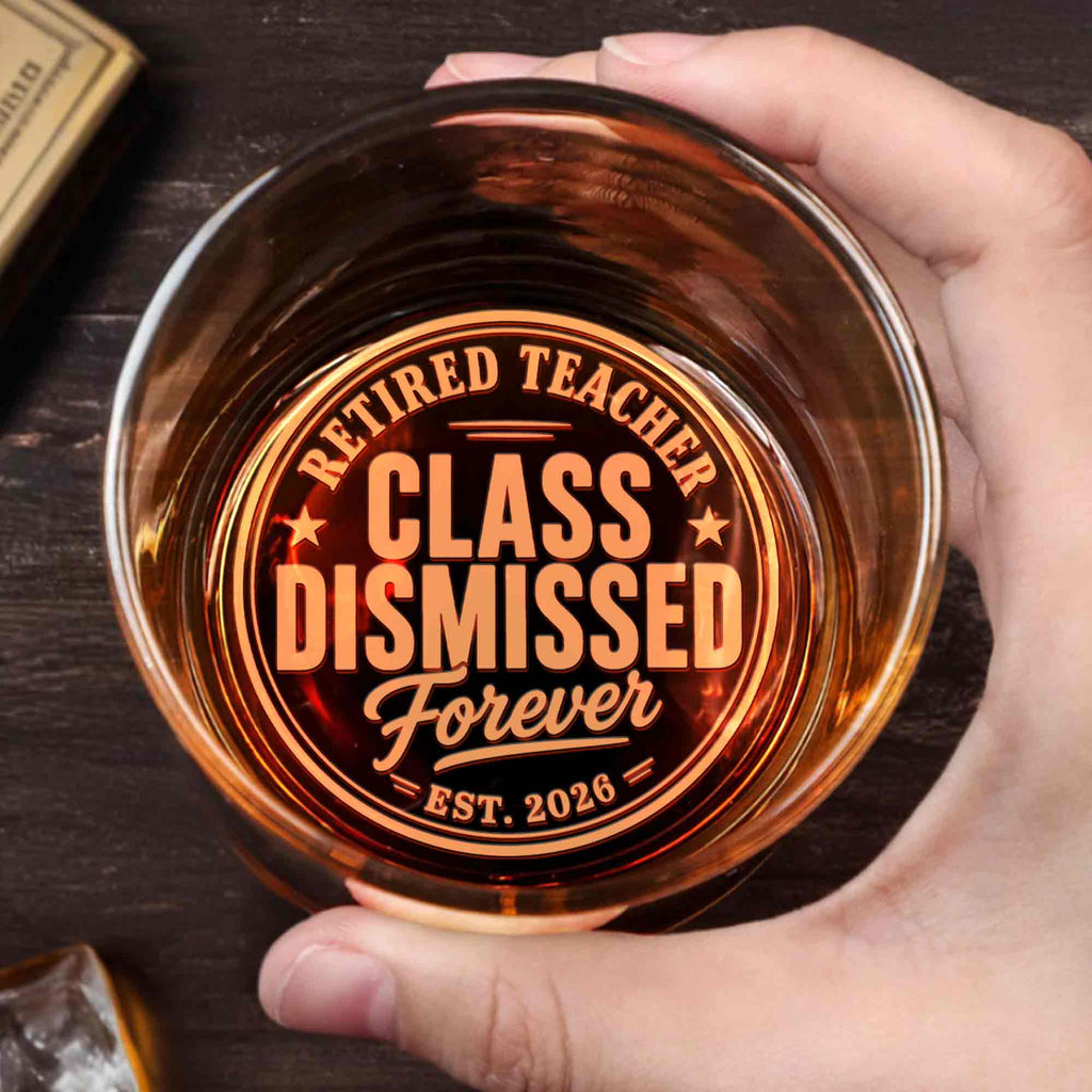 Personalized Engraved Whiskey Glass for Teachers Gift Idea Whiskey Glass GradoCreations