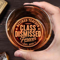 Personalized Engraved Whiskey Glass for Teachers Gift Idea Whiskey Glass GradoCreations
